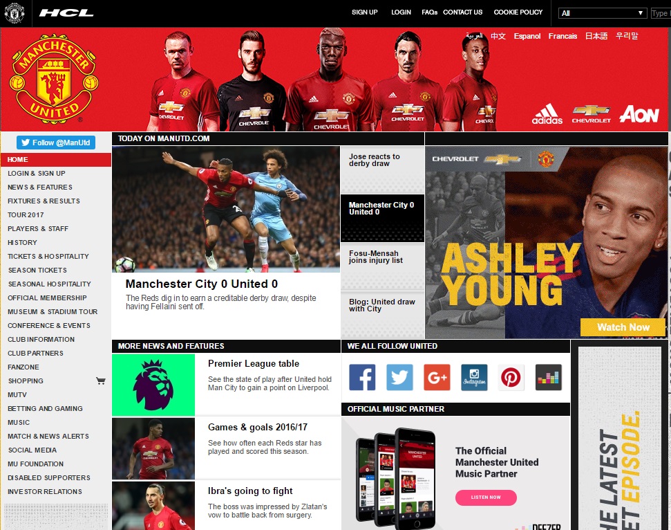 manchester united fc